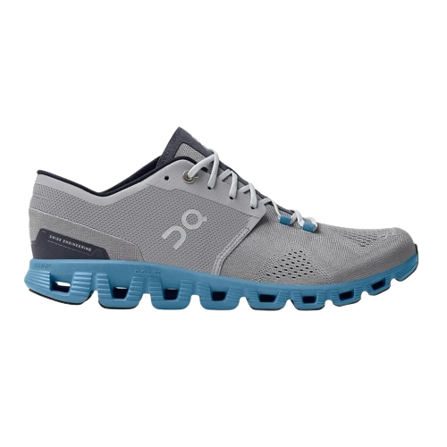 Cloud X Men Women Gray on Blue Color Shoes